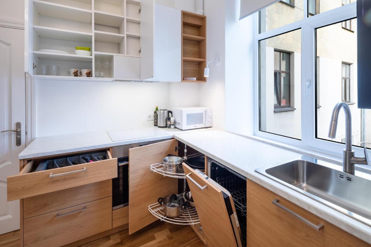 Brivibas House Design Apartments In City Center 里加 外观 照片
